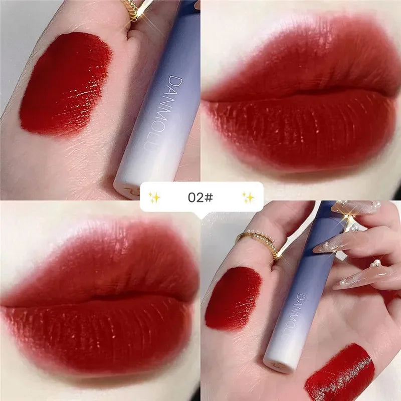 5-Color Matte Lip Glaze Set | Waterproof Long-Lasting Lip Tint Matte Lip Glaze Set QXL
