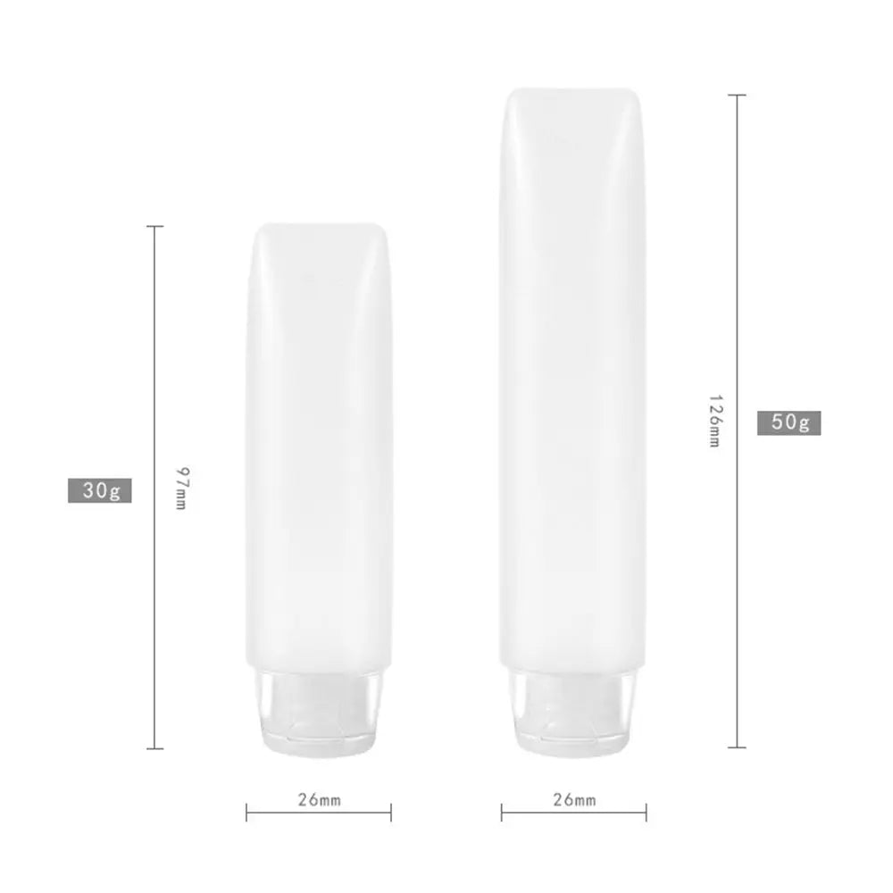 Refillable Travel Squeeze Bottle | 30ml & 50ml Cosmetic Jar Refillable Travel Bottle QXL