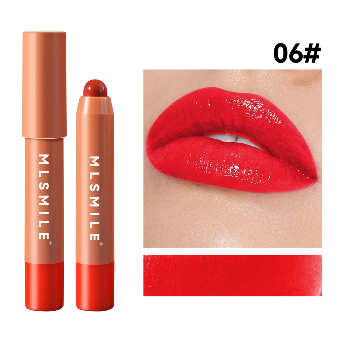 LUXURYTO 6-Color Waterproof Lipstick Pen | Moisturizing Lip Gloss Lipstick Pen QXL 06