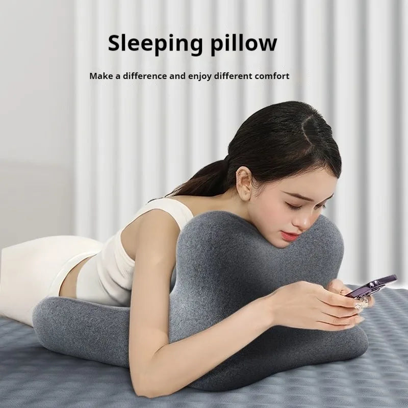 Memory Foam Prone Pillow | Stomach Sleeper & Lumbar Support Memory Foam Pillow QXL
