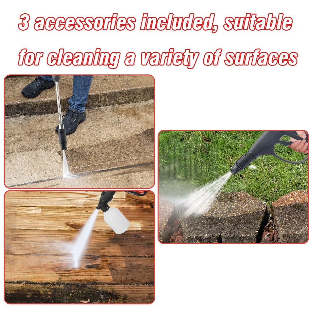EAFC 200 Bar 1000W High-Pressure Car Wash Machine & Water Gun Pressure Washer QXL