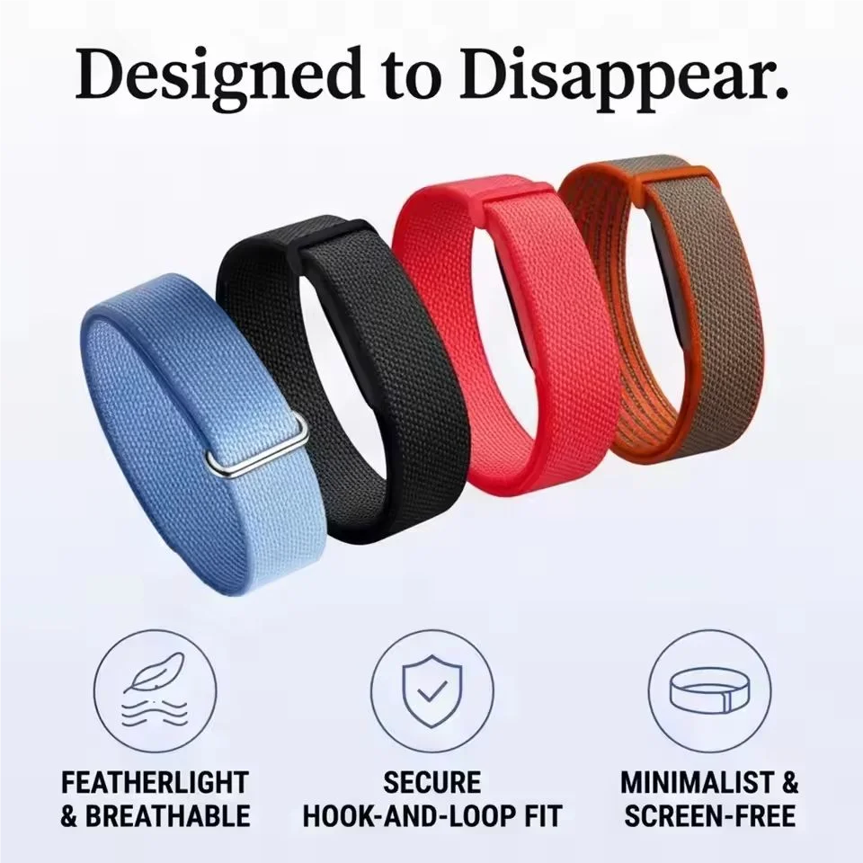 Nylon Braided Fitbit Watch Strap – Velcro Quick-Dry Sports Band Watch Strap QXL