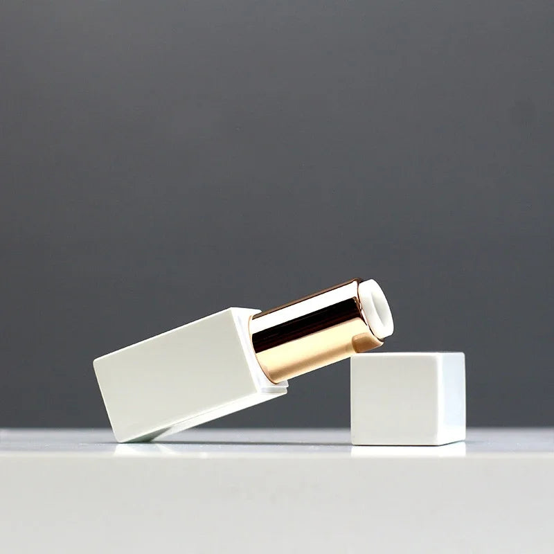 10-Pack Square Magnetic DIY Empty Lipstick Tubes 12.1mm 3.5G Lipstick Packaging Tube QXL