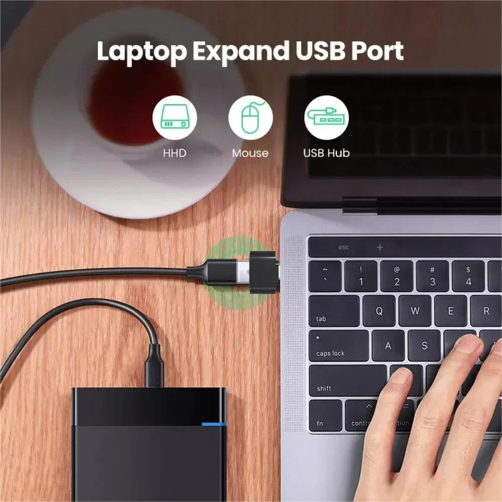 USB 3.0 to USB-C OTG Adapter | USB-A Male to Type-C Female USB OTG Adapter QXL