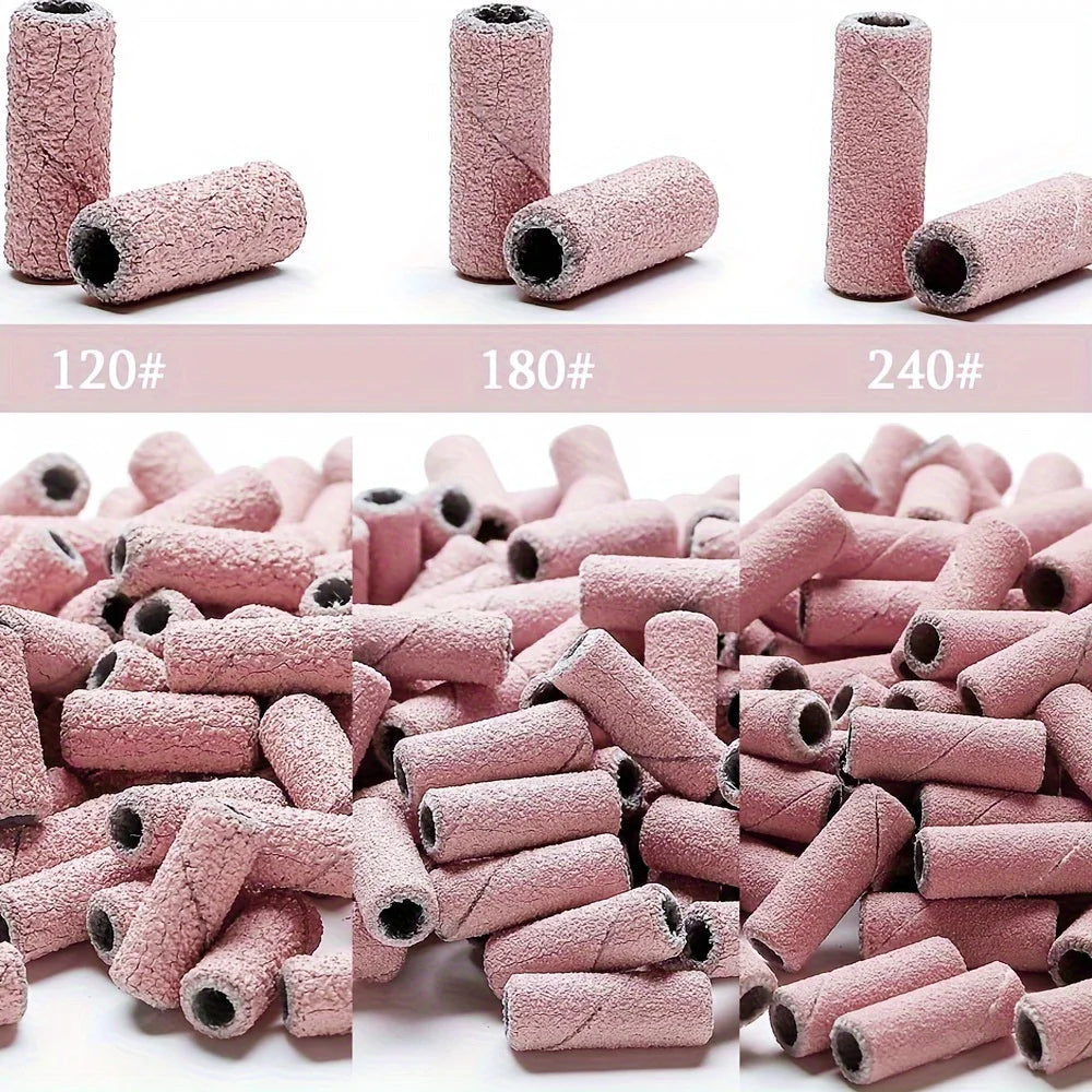 3mm Mini Sanding Bands for Nail Drill | 80–240 Grit | FUMOSIK Nail Sanding Bands QXL