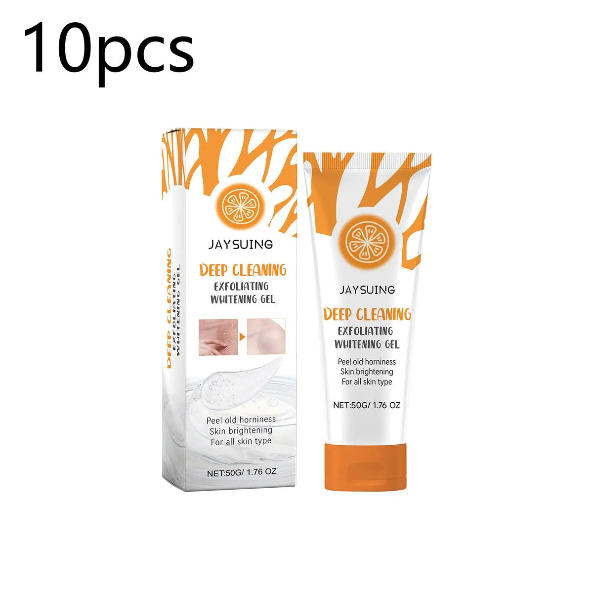 Orange Vitamin C Exfoliating Gel – Brightening Scrub 50g Exfoliating Face Scrub QXL buy 5 free 5
