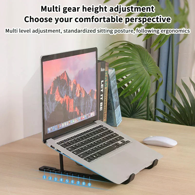 Foldable Laptop Cooling Pad with Fan & Elevated Stand Laptop Cooling Stand QXL Default Title