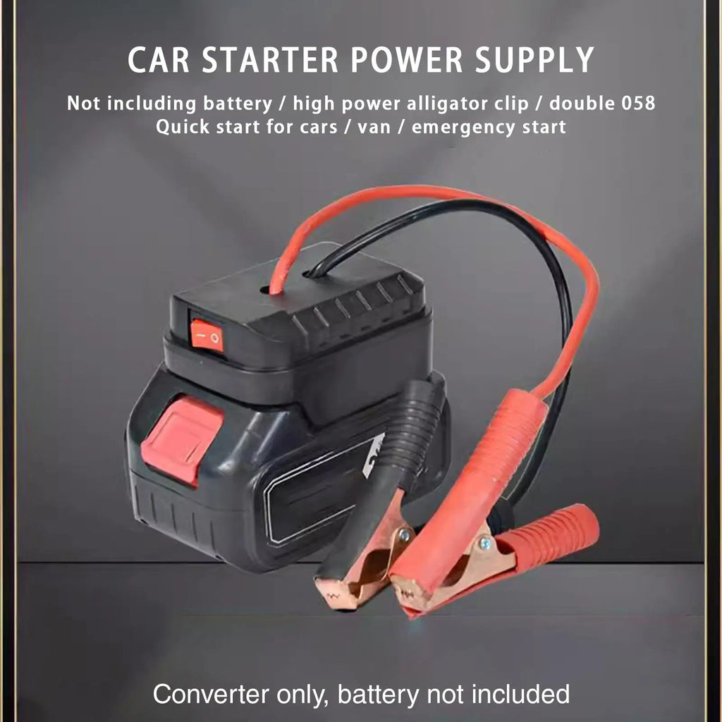 Portable Car Battery Jump Starter | Compact Emergency Power Pack Car Jump Starter QXL