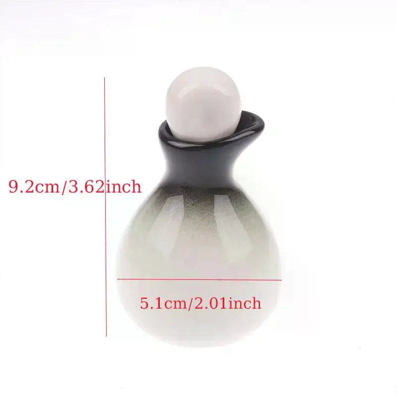 60ml Ceramic Essential Oil Bottle | Aromatherapy Jar Ceramic Essential Oil Bottle QXL