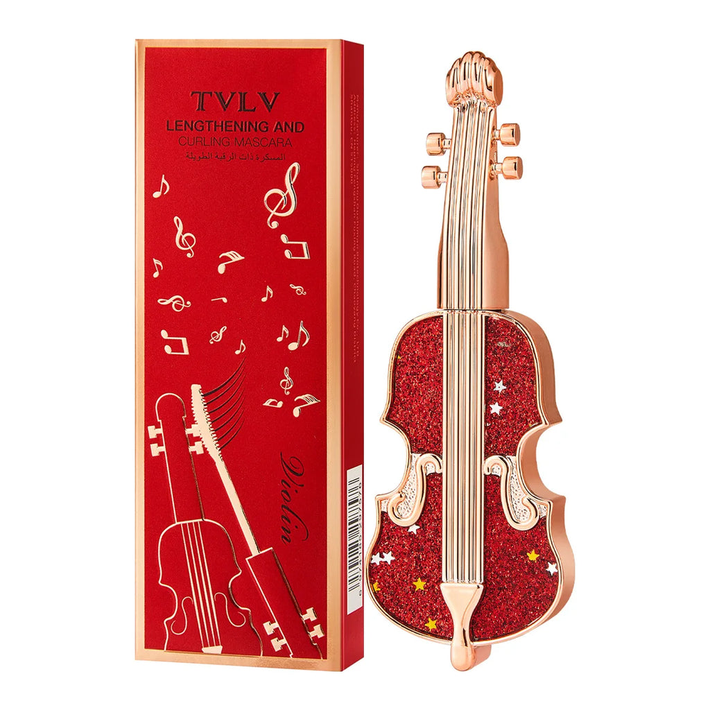 Violin Waterproof Mascara | Lengthening Curling Fine Brush Waterproof Mascara QXL Violin Mascara