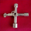 Multi-Function Cross Wrench | Zinc Alloy Triangle Key & Hex Tool Industrial Hand Wrench QXL 1pc