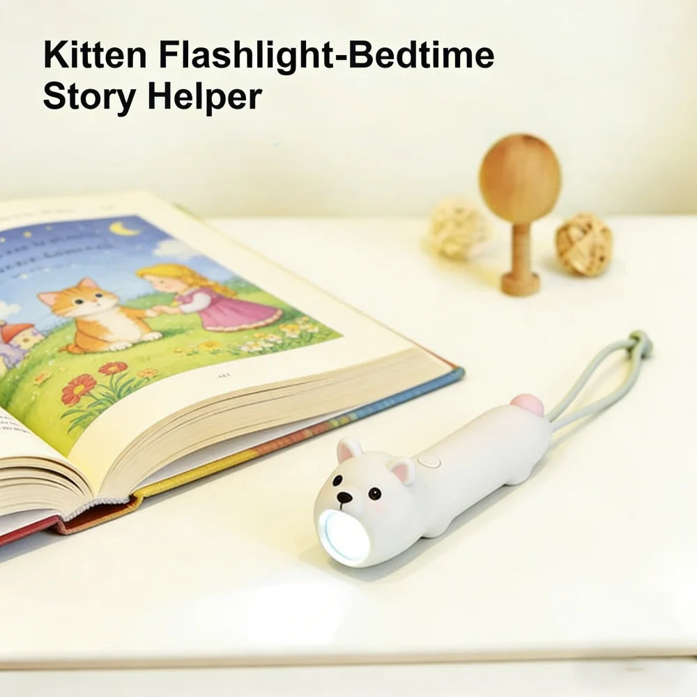 Kids Bear Rabbit LED Flashlight | USB Rechargeable Camping Light Kids LED Flashlight QXL