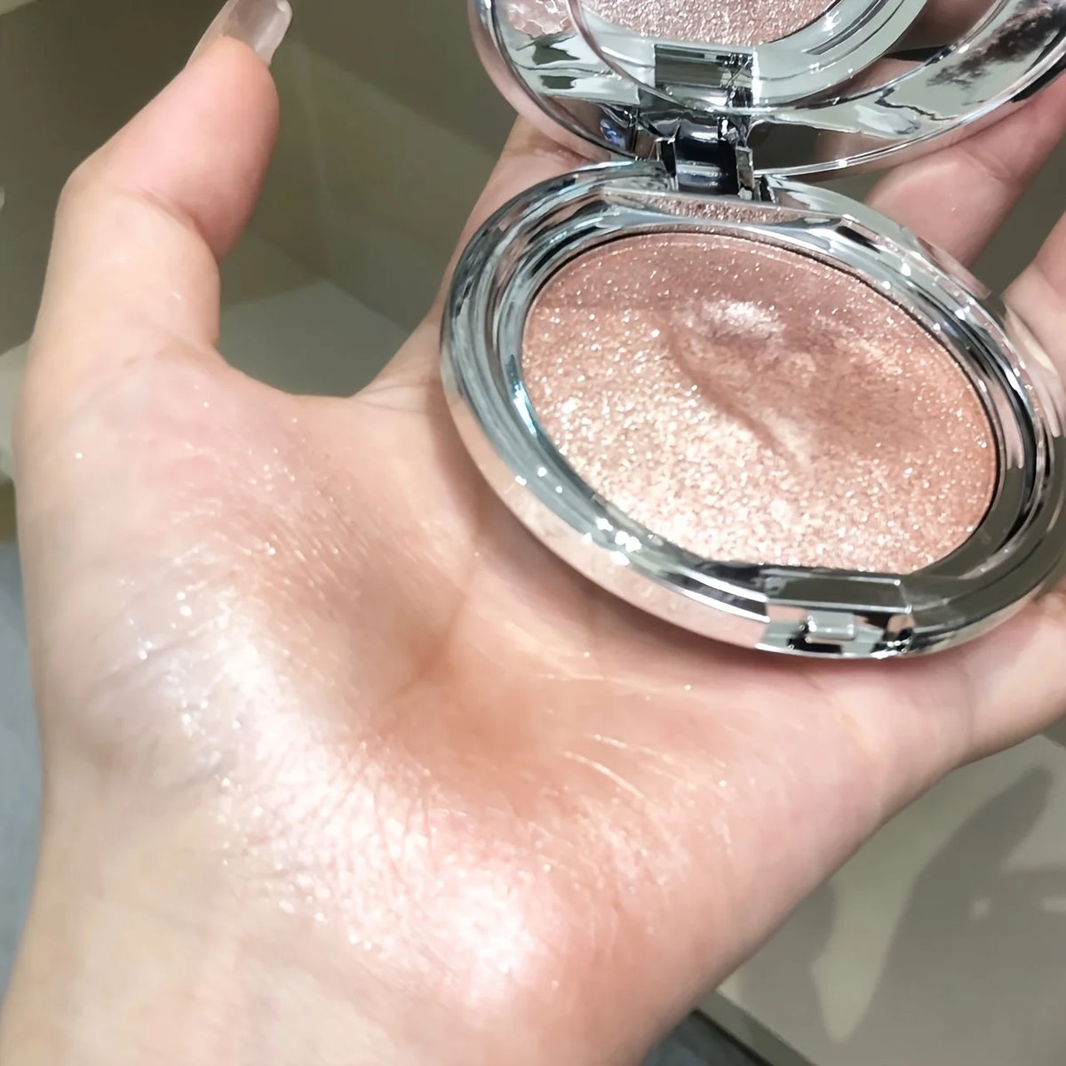 Shimmer Cream Highlighter Waterproof Glow Makeup | 10g Cream Highlighter QXL