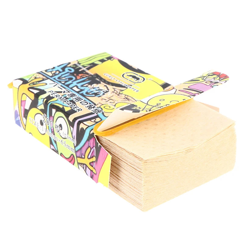 200-Pack Heat-Resistant Salon Perm Papers | Hair Curler Sheets Hair Perm Papers QXL