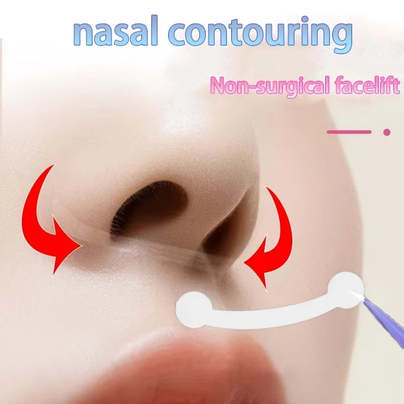 100-Pack Invisible Nose Shaping Strips | Nose Wing Stickers Nose Shaping Strips QXL