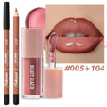 2-Pc Waterproof Matte Lip Liner & Glaze Set | Long-Lasting Lip Liner Set QXL set 5