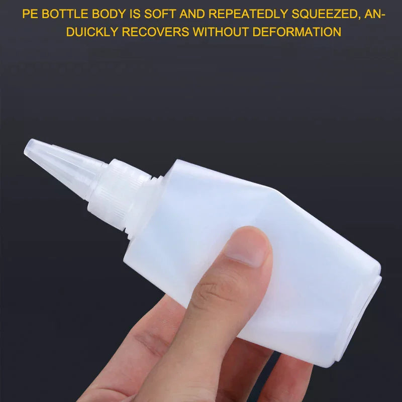 Empty Plastic Squeeze Dropper Bottles with Screw Cap 10–1000ml Squeeze Dropper Bottle QXL