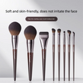 8-Piece Professional Makeup Brush Set | Ultra-Soft Wool Fiber Makeup Brush Set QXL 8 brushes