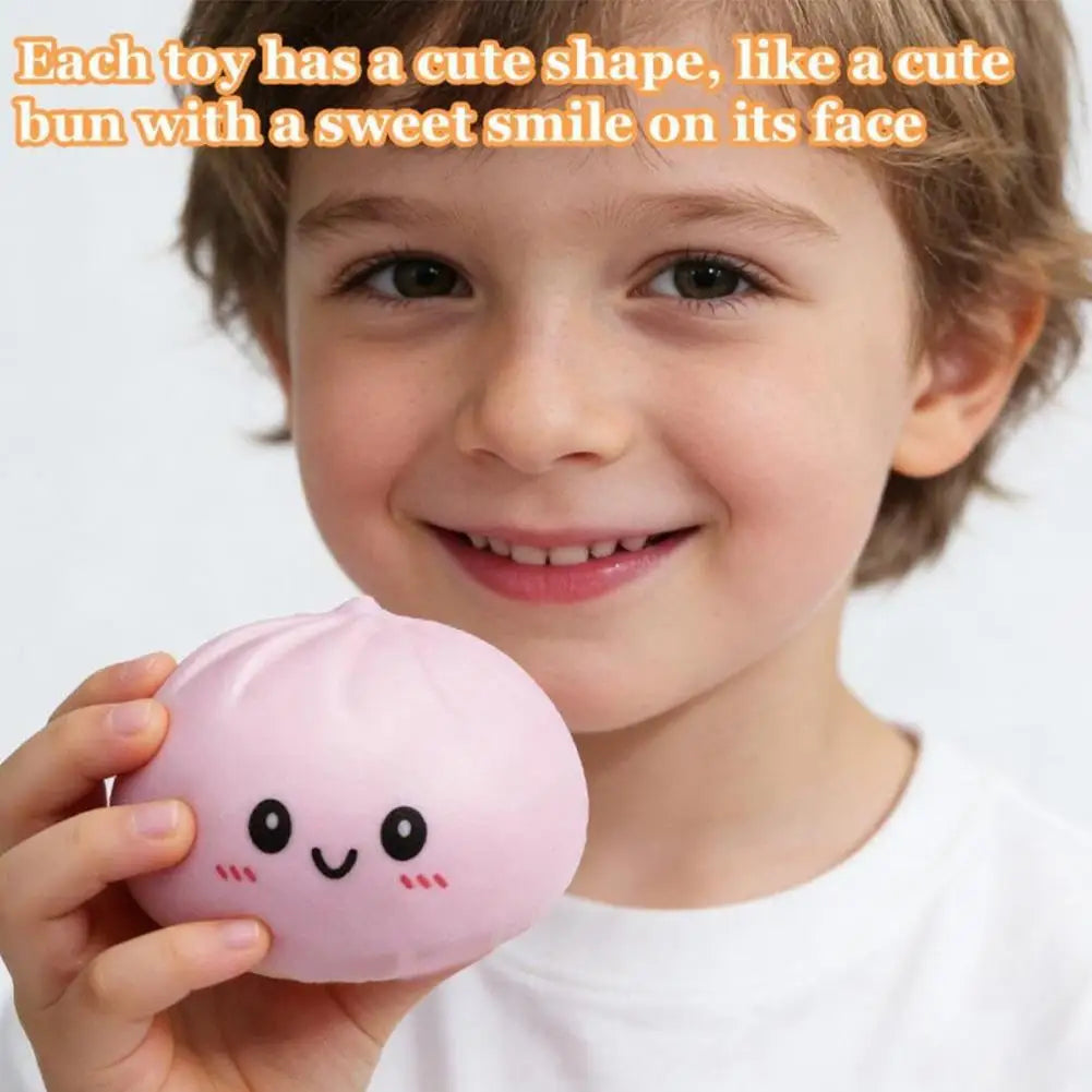 Slow Rebound Dumpling Squeeze Toy | Soft Vinyl Sensory Squishy Squeeze Squishy Toy QXL