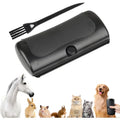 Pet Deshedding Comb & Grooming Brush – Dog, Cat & Horse Pet Grooming Comb QXL black