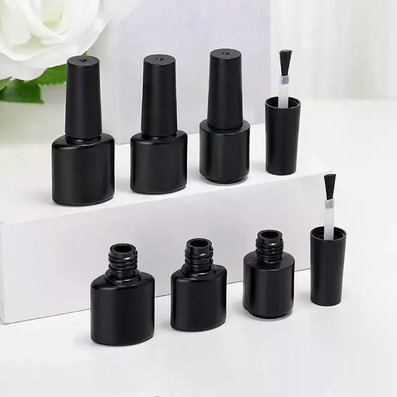 Empty Nail Polish Bottles with Brush | Refillable 6–10mL Nail Polish Bottle QXL