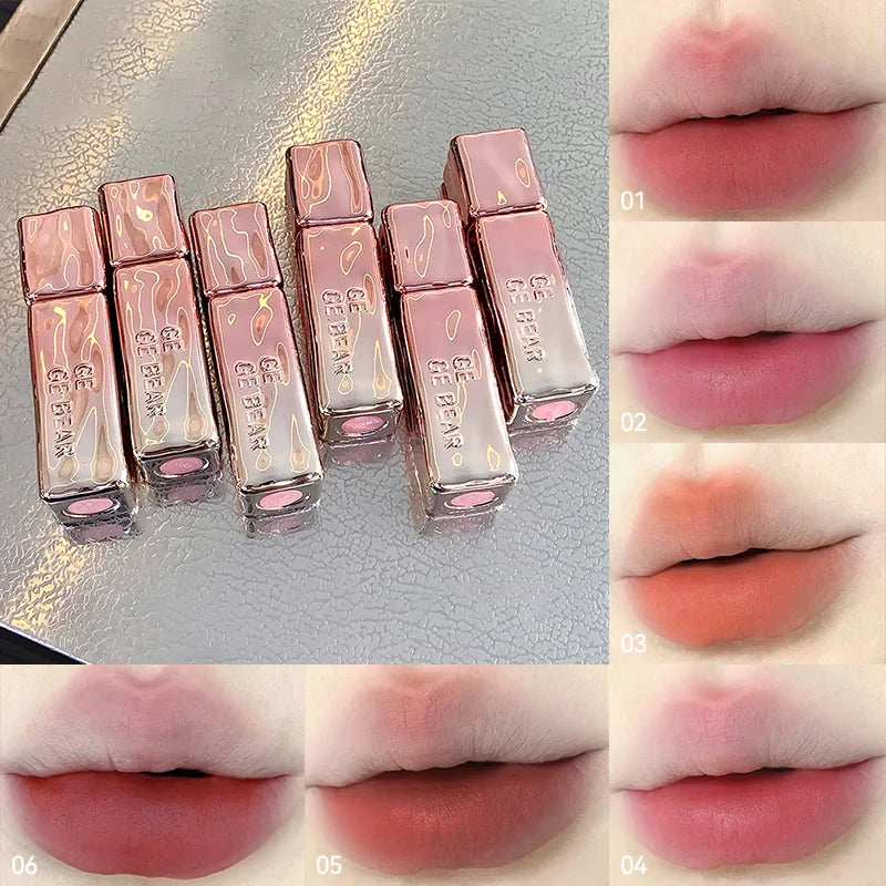 GegeBear Velvet Matte Air Lip Mousse | Long-Lasting Lip Color Lip Mousse Gloss QXL