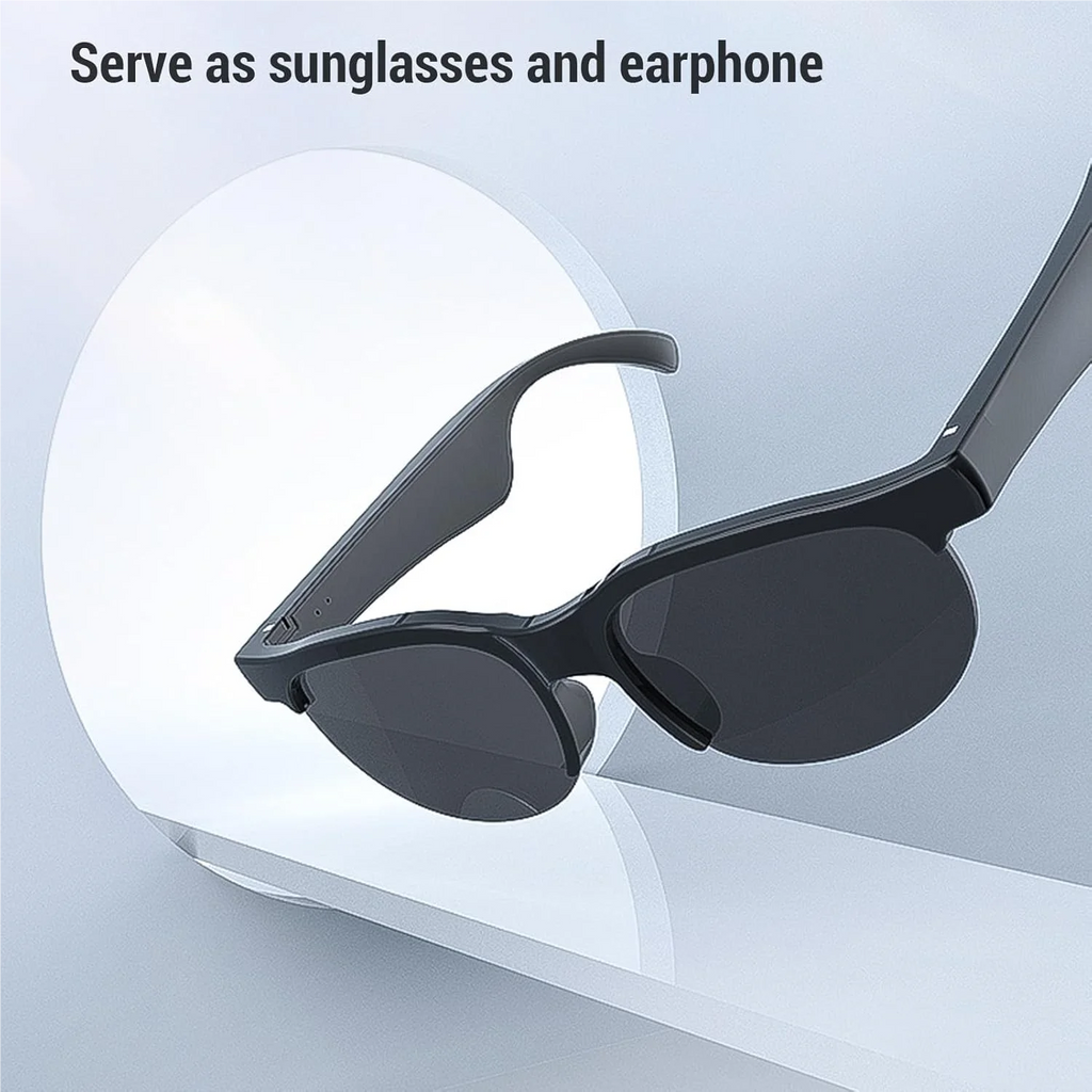 AI Smart Glasses Bluetooth 5.3 | Music, Calls & Translator Smart Audio Glasses QXL