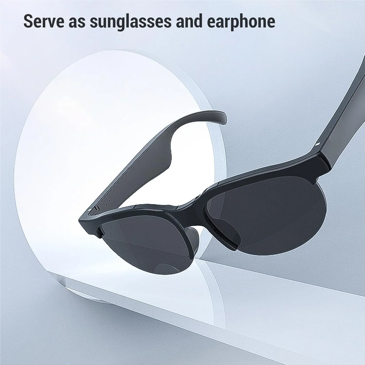 AI Smart Glasses Bluetooth 5.3 | Music, Calls & Translator Smart Audio Glasses QXL