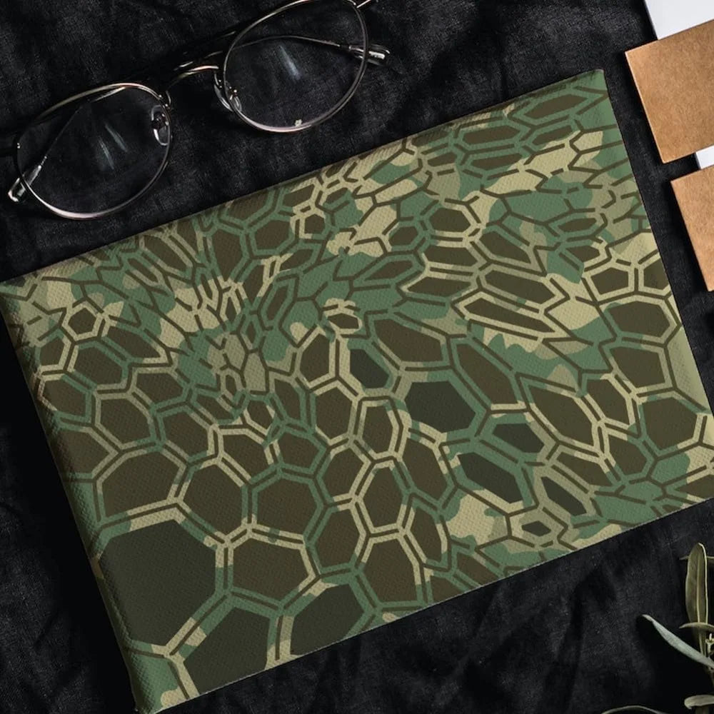 4-Piece Hexagonal Camo Layered Painting Stencils | 11.8" Craft Painting Stencil QXL