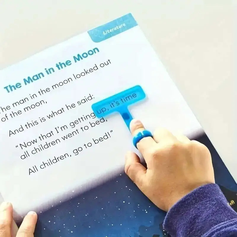 Guided Reading Strips & Finger Rings | Multicolor Overlays Reading Overlay Strip QXL
