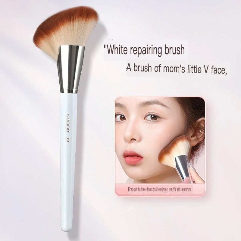 Sickle Contour Brush | Angled Face Sculpting Makeup Brush Contour Makeup Brush QXL