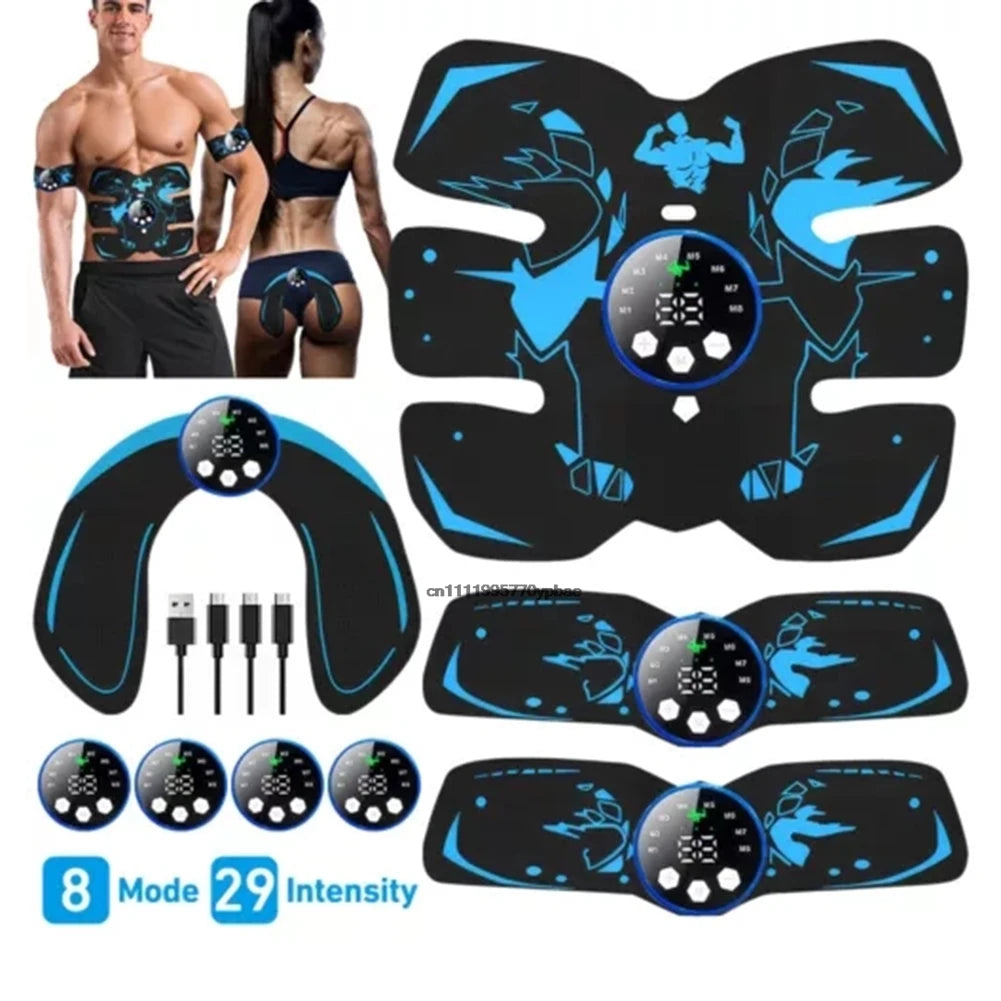 Wireless EMS Abs & Butt Toning Stimulator | Rechargeable EMS Muscle Stimulator QXL