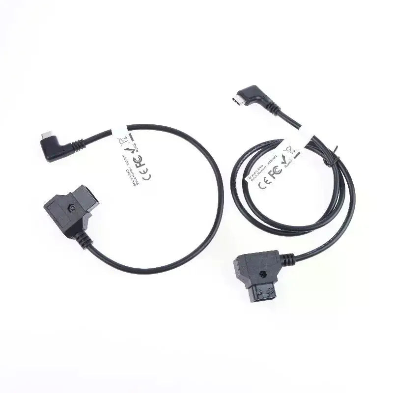 D-Tap to USB-C Power Cable for V-Mount Battery | 1–3ft Power Supply Cable QXL
