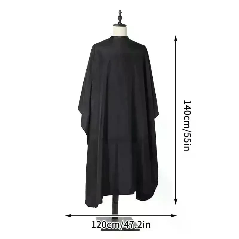 Professional Waterproof Barber Cape 140×120cm | Snap Closure Salon Barber Cape QXL