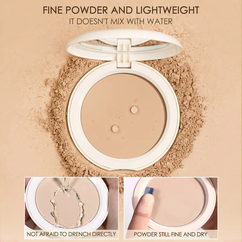 FOCALLURE Matte Pressed Powder | 24H Oil-Control Setting Powder Pressed Setting Powder QXL