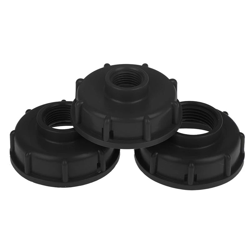 S60X6 IBC Tank Adapter Cap – 1/2" 3/4" 1" Plastic Connector IBC Tank Adapter QXL
