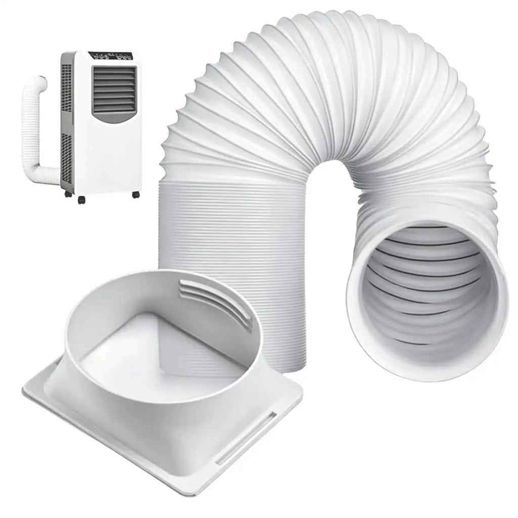 Portable AC Exhaust Hose | Adjustable Length, Square Connector AC Exhaust Hose QXL