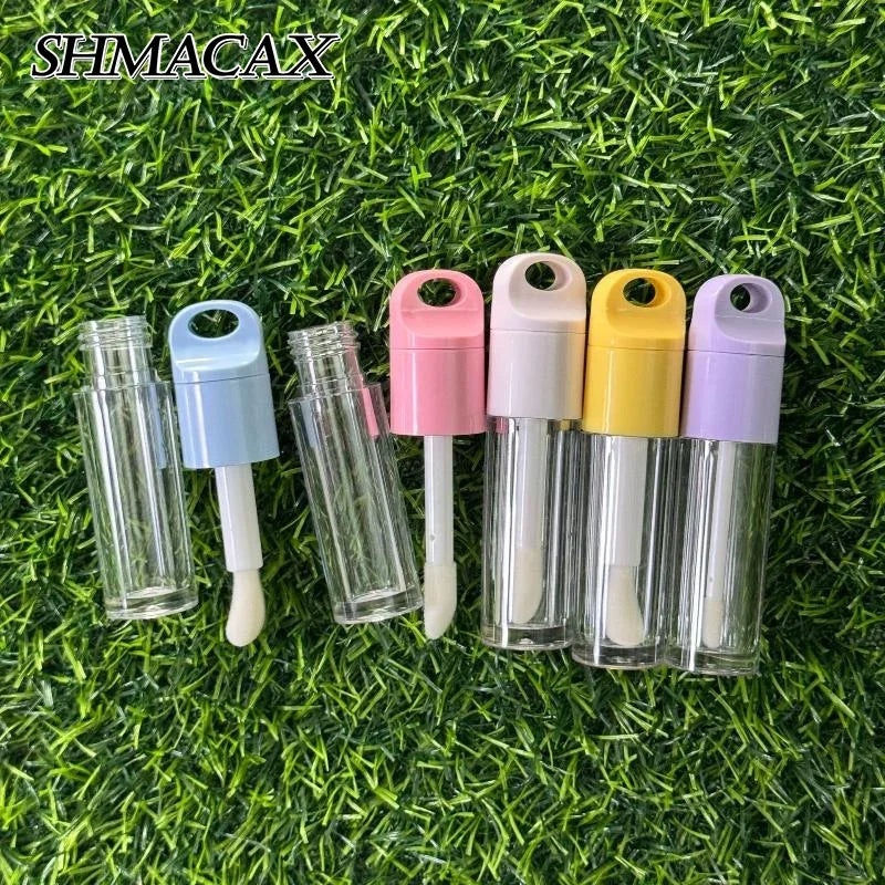 4ml Empty Lip Gloss Tube | Transparent Round Wand Container Lip Gloss Container QXL