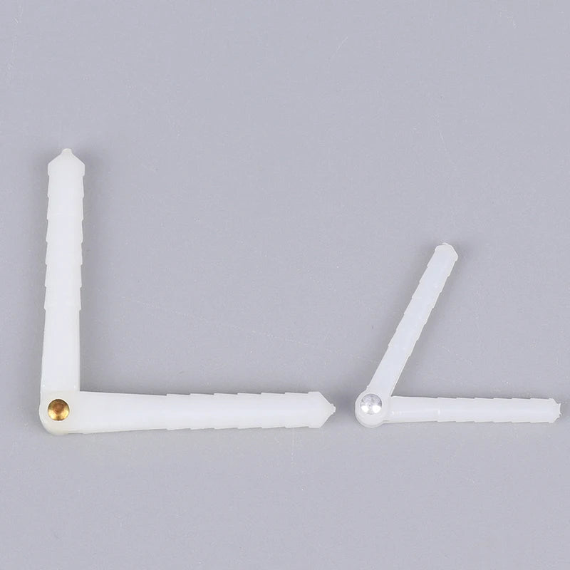10-Pack RC Airplane Plastic Pin Hinges | 2.5mm & 4.5mm Wing Parts RC Model Hinge QXL
