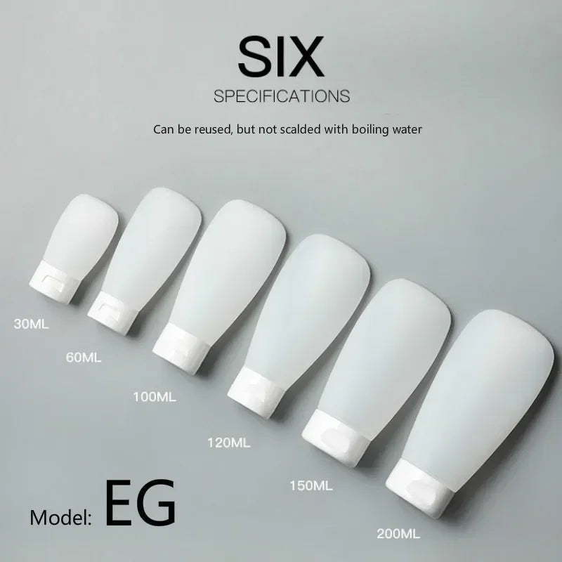 PE Refillable Travel Squeeze Bottles 30–150ml | Lotion & Shampoo Travel Squeeze Bottles QXL 1 piece 120ml PE