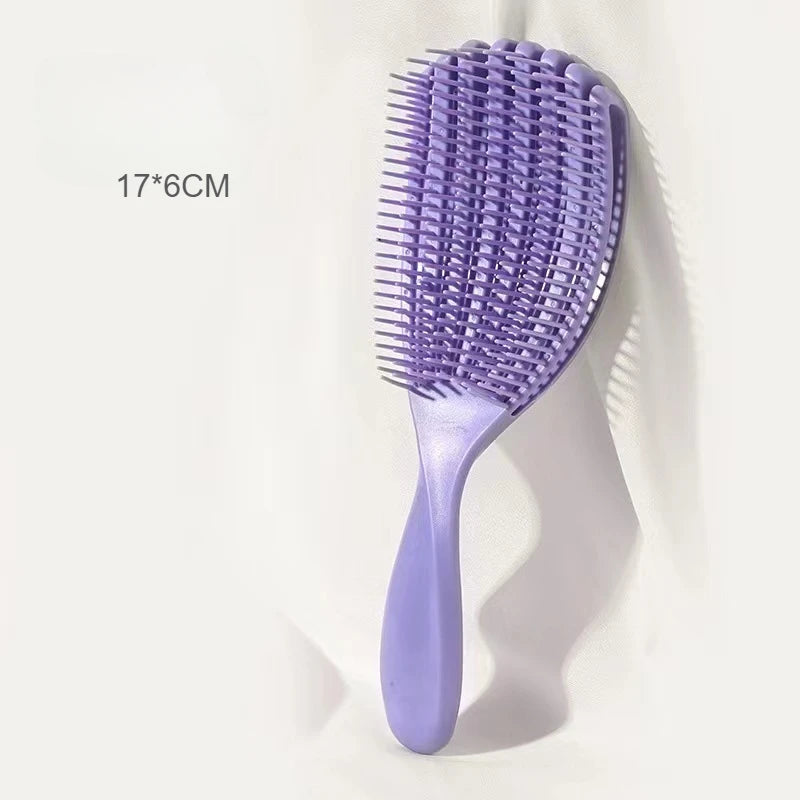 Octopus Detangling Hair Brush for Curly & Thick Hair Detangling Hair Brush QXL S Purple