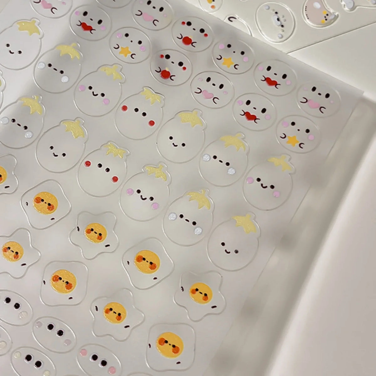 5D Cartoon Nail Stickers – Cute Bear Chick Seal Animal Decals Nail Art Stickers QXL