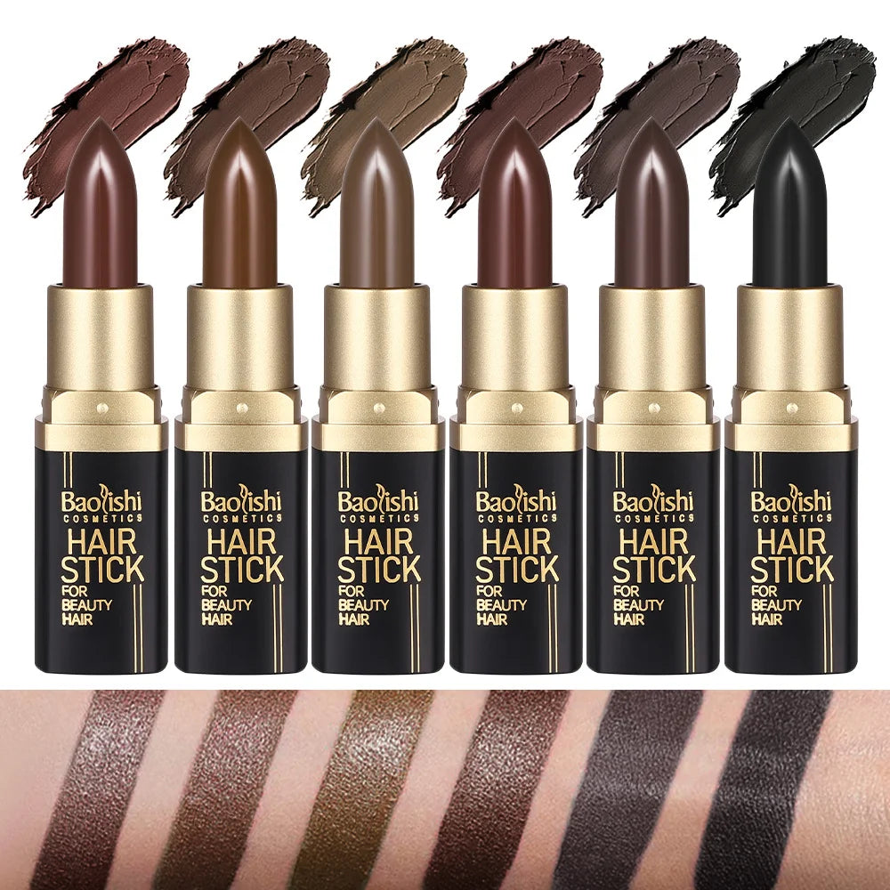 Baolishi Hair Color Stick | Waterproof Root Touch-Up Pen Hair Color Stick QXL
