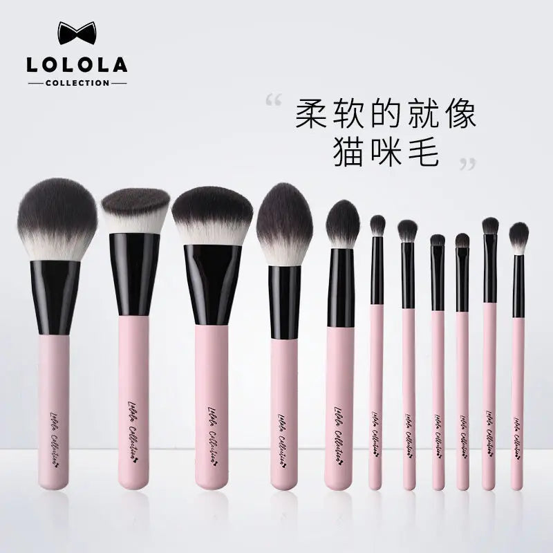 11-Piece Eyeshadow Makeup Brush Set for Beginners & Pros Makeup Brush Set QXL