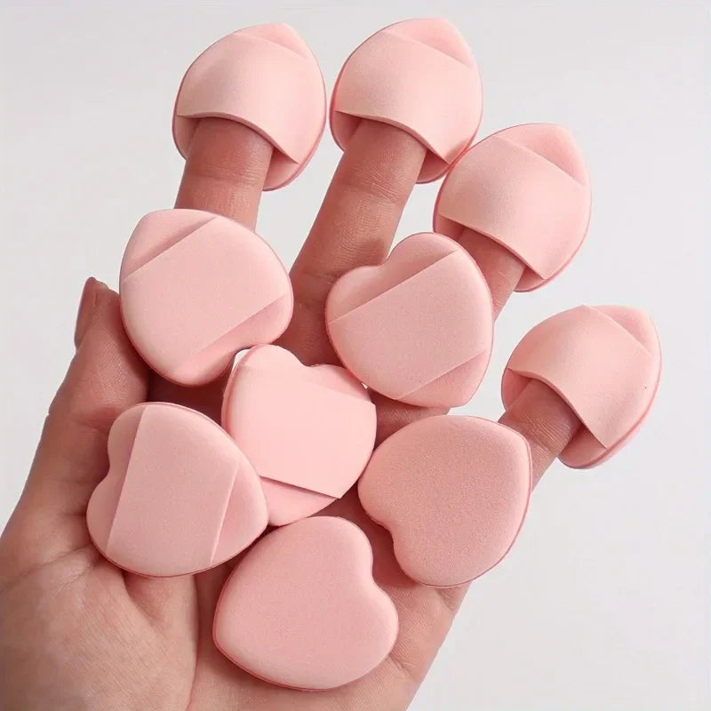 15-Pack Latex-Free Fingertip Makeup Sponges | Thumb Puff Set Makeup Sponge Set QXL