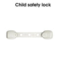 5-Pack Adjustable Baby Safety Locks for Cabinets & Drawers Baby Cabinet Locks QXL B158 -Gray-1Pcs
