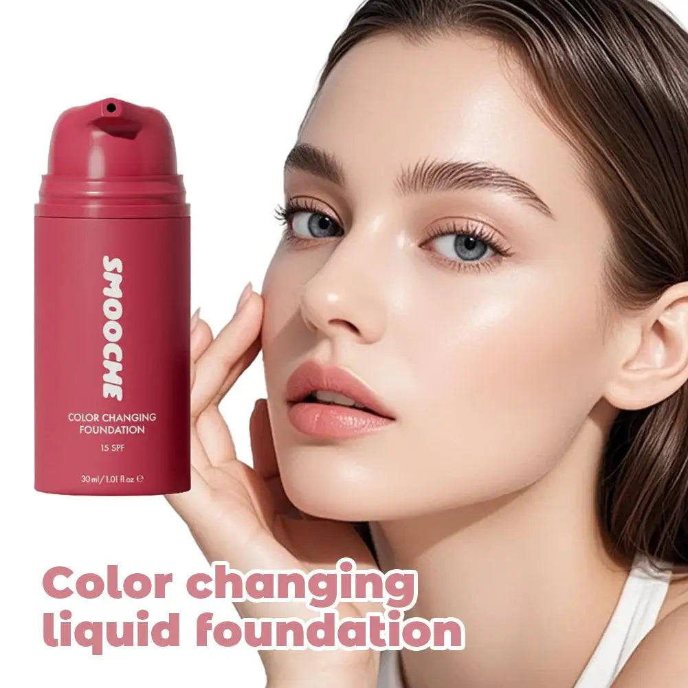 Color Changing Liquid Foundation – Matches All Skin Tones, 30ml Liquid Foundation QXL