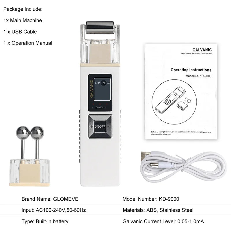 Microcurrent Ion Facial Cleansing Device | Pore Minimizer Facial Cleansing Device QXL