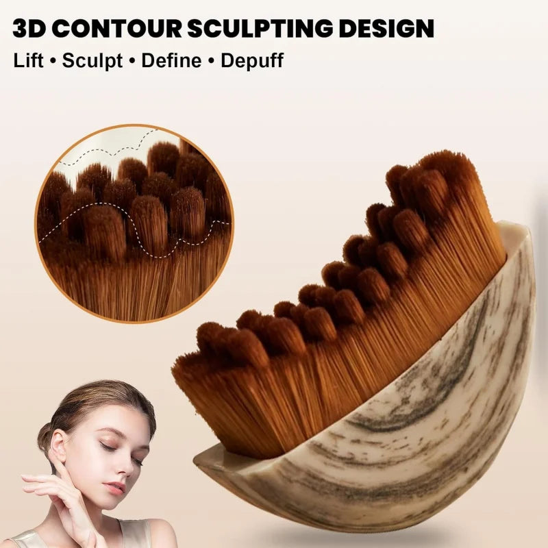 Sculpting Lymphatic Face Brush | Anti-Puffiness Skin Lifter Facial Sculpting Brush QXL