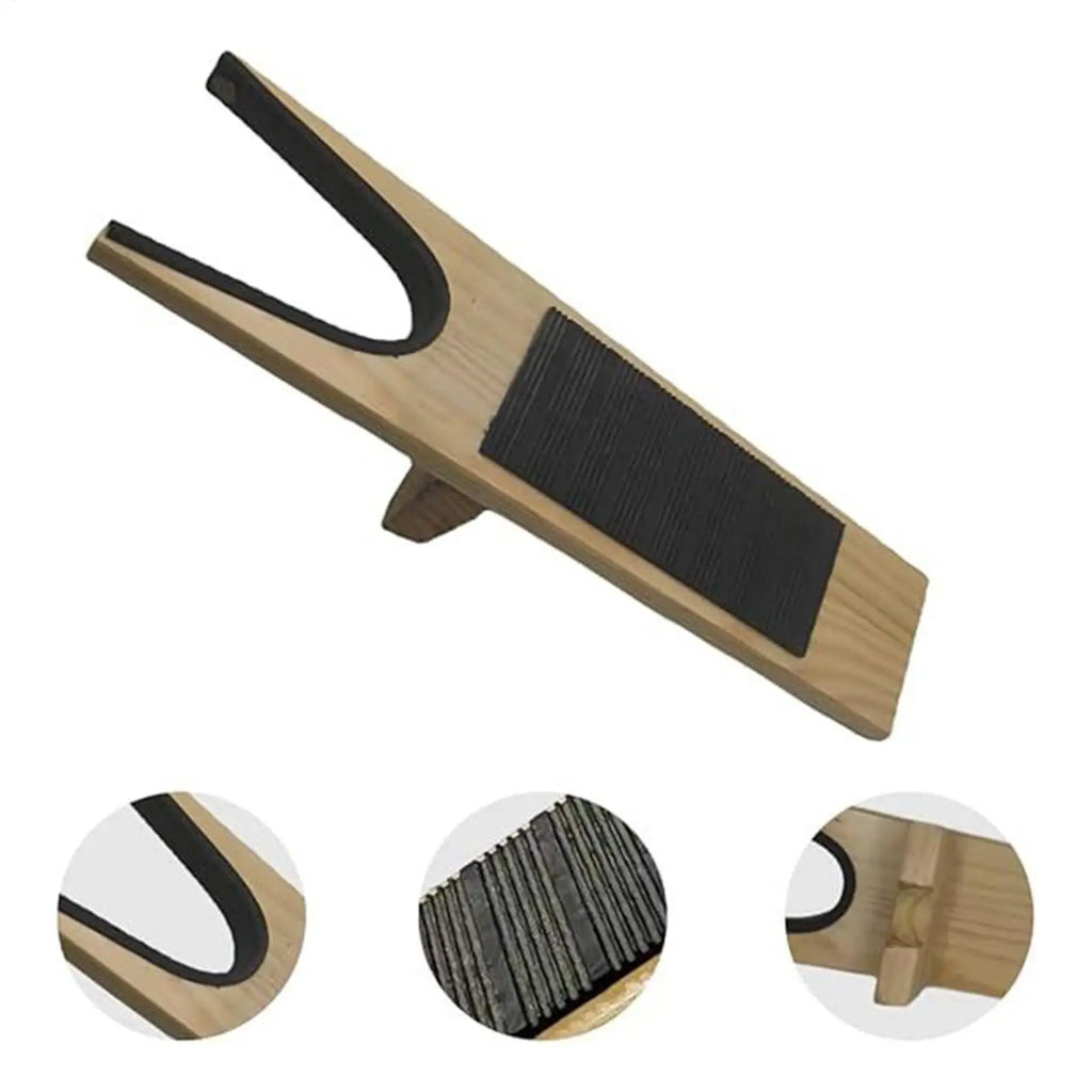 Wooden Cowboy Boot Jack | No-Bend Boot Puller & Remover Boot Jack Tool QXL